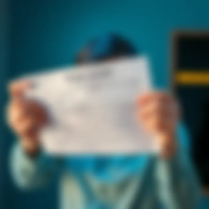 A person looking confused and frustrated while holding a broken survey form filled with errors