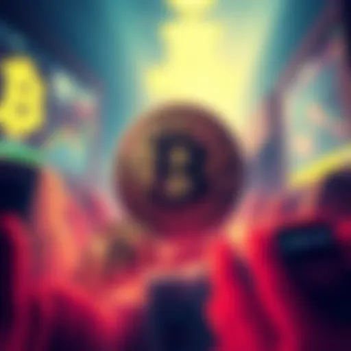 Illustration of investors selling Bitcoin on exchanges, depicting market decline and uncertainty.
