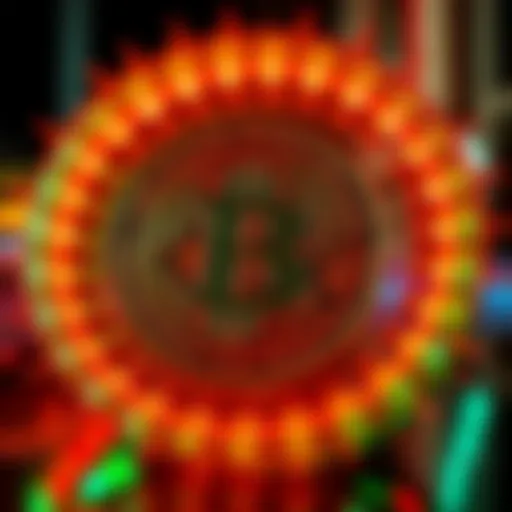 A graphic showing the process of converting Bitcoin to Wrapped Bitcoin on-chain, illustrating a seamless transition between the two assets.