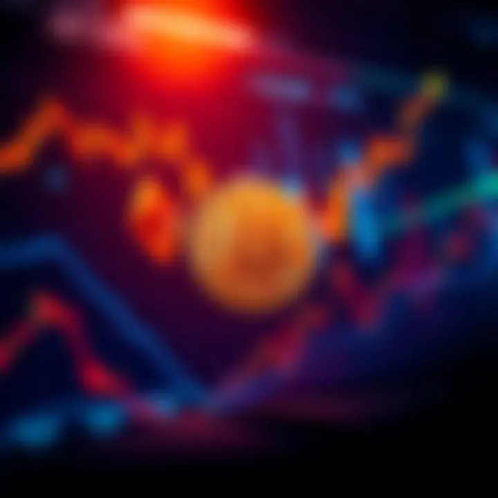 Chart showing rising prices of Bitcoin and Ethereum with optimistic investors in the background