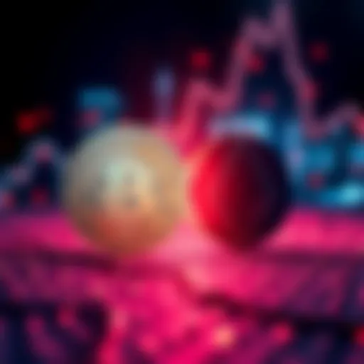 Visual representation of Bitcoin and Monero cryptocurrency symbols with arrows indicating a swap between them