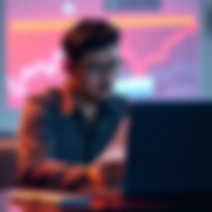 Individual sitting with a laptop, looking puzzled while reviewing Bitcoin tax documents