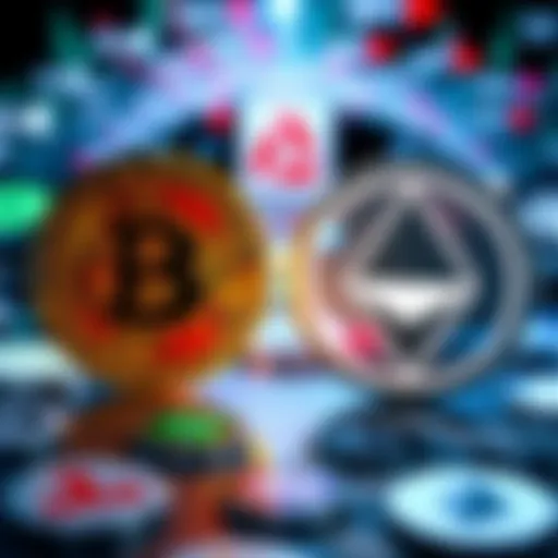 A visual representation of different platforms for exchanging Bitcoin to Monero, showing symbols for BTC and XMR with various logos of alternative services.