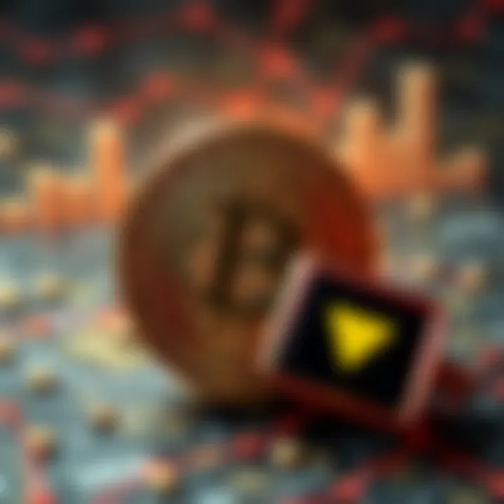 A visual representation of a Bitcoin being exchanged for Monero, featuring digital currency symbols and a secure connection, symbolizing private transactions.