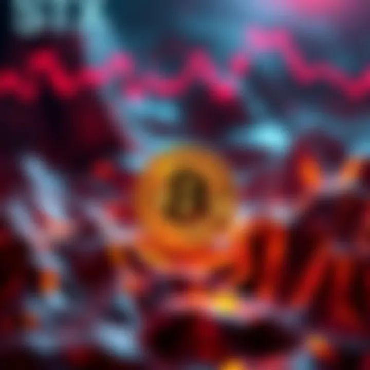 Visual representation of Bitcoin transferring to STX, illustrating the cryptocurrency flow and market movement