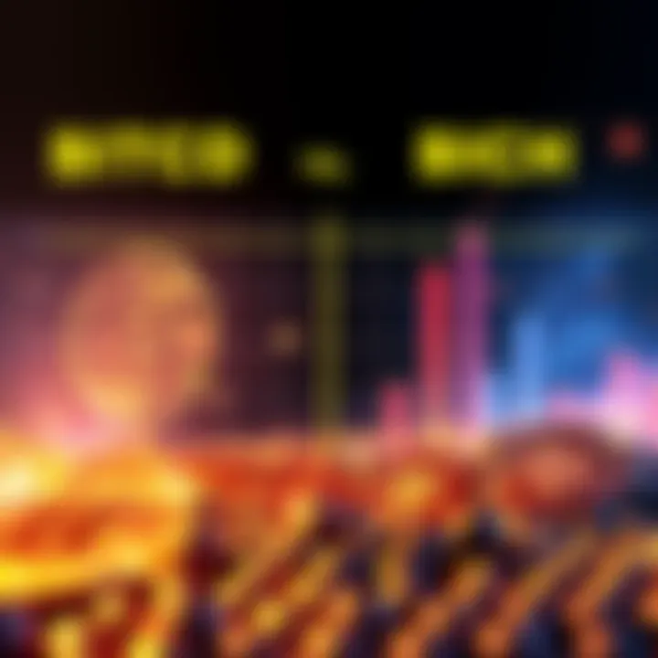 Comparison chart displaying Bitcoin and Bitcoin Cash mining options for lottery success