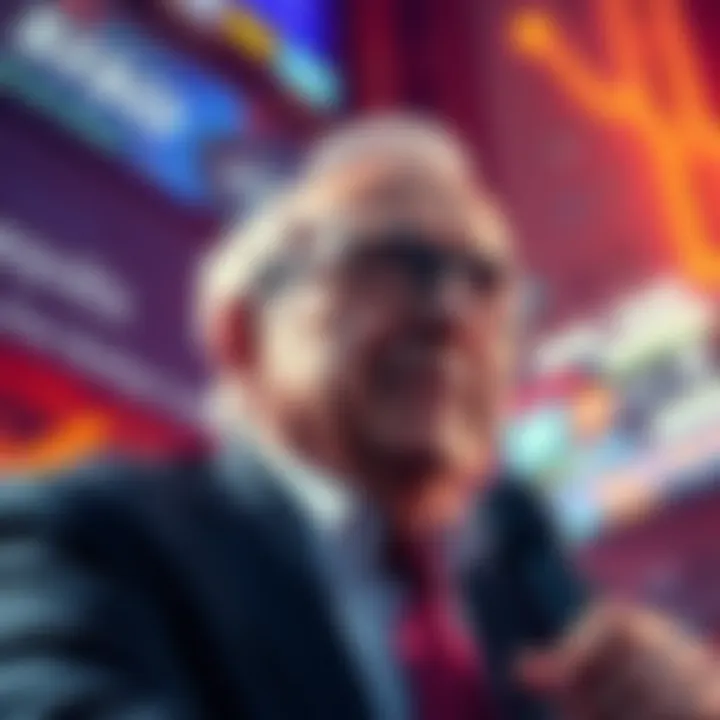 Warren Buffett confidently endorses the S&P 500 while Bitcoin shows a dramatic drop in value.