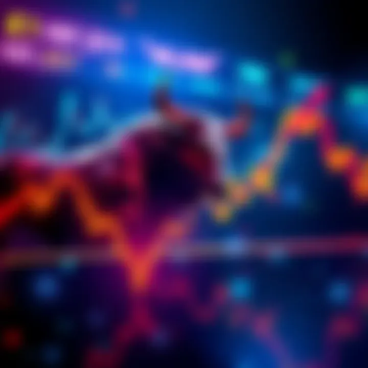 Graph showing rising prices of HBAR and XRP in a bull market with upward trending arrows.