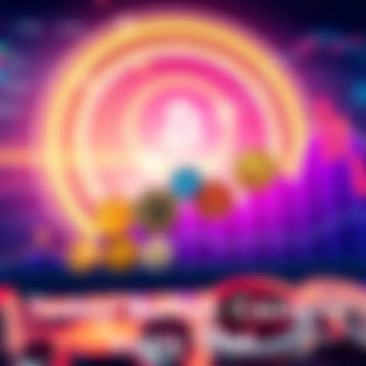 Bullish Coins to Watch A chart showing the upward trend of various cryptocurrencies with a bright background