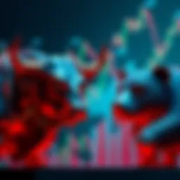 A bull and a bear symbolizing market trends, with the bull representing growth and optimism, while the bear represents decline and caution. They're depicted in a financial setting with charts and grap...
