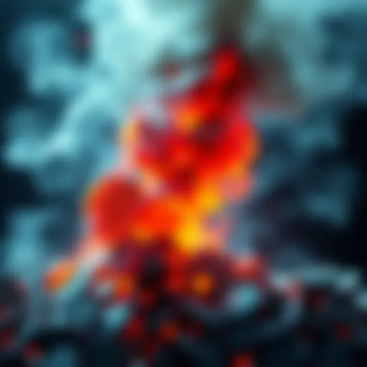 Visual representation of 100 million POL tokens being burned, symbolizing a significant market shift.