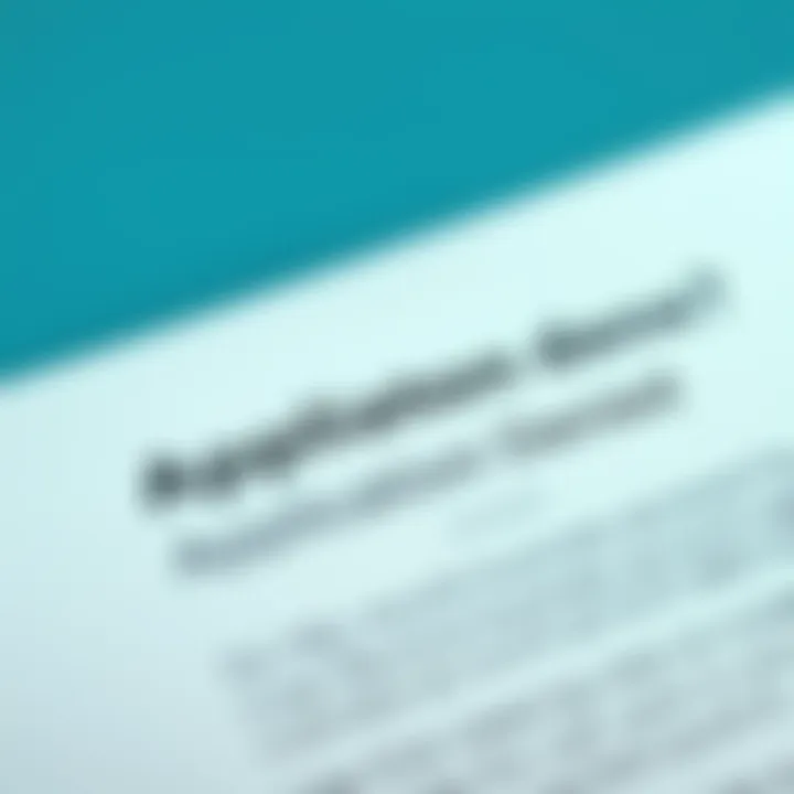 Business Account Denial Notice A close-up of a denial notice email for a business account application, showing the text 'Application Denied' prominently.