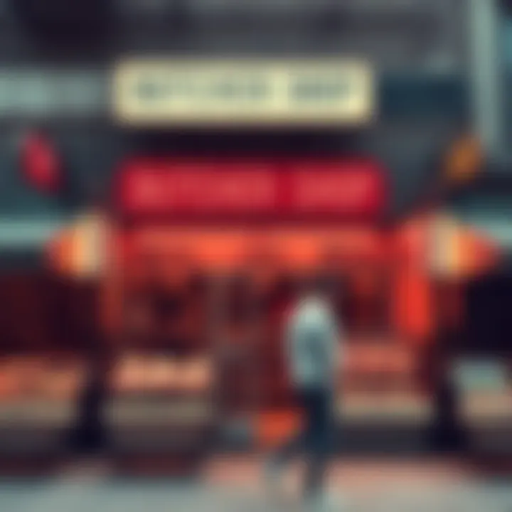 A newly opened butcher shop in Queens with its sign and fresh meat displayed