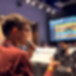 Vitalik Buterin presents Ethereum proposal Vitalik Buterin discussing a new code structure proposal for Ethereum at a conference