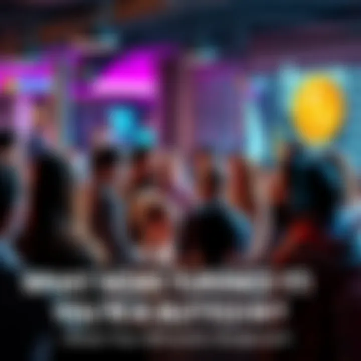 A group of diverse people sharing their experiences about Buttcoin in a lively discussion