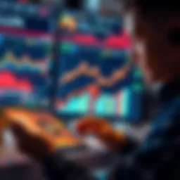 Investing in Buttcoin A person reviewing graphs and charts related to Buttcoin investment trends