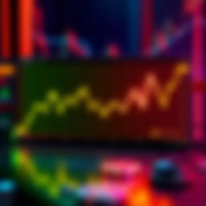 A line chart showing fluctuating price trends of Buttcoin with slower growth rates indicated