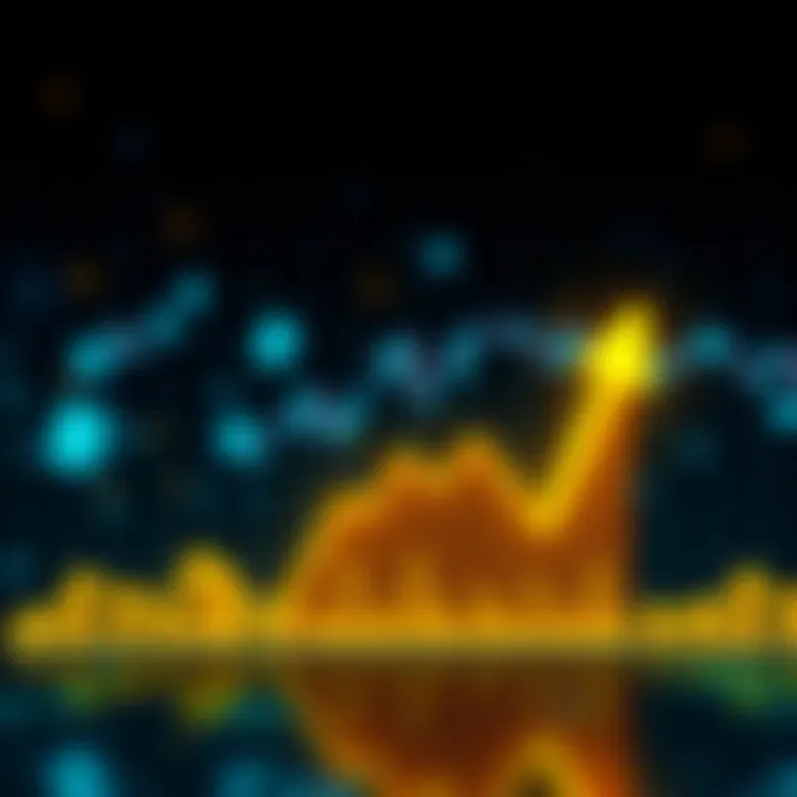 A graph showing a downward trend in Buttcoin's value, symbolizing financial instability and concern among investors.