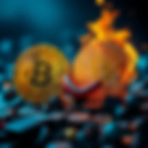 BUTTCOIN and Bitcoin comparison A visual comparison of BUTTCOIN and Bitcoin, highlighting the cultural elements of memecoins