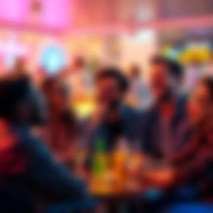 Buttcoiners Laughing Together Group of people laughing while discussing their ideal living conditions in a humorous way, showcasing their playful take on crypto lifestyle.