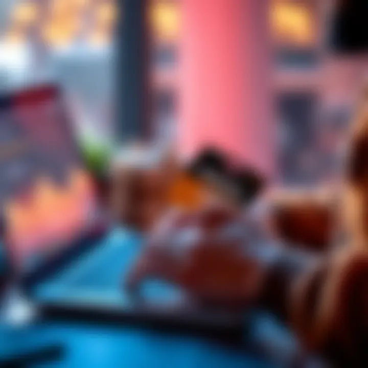 A person purchasing Amazon gift cards using cryptocurrency on a laptop