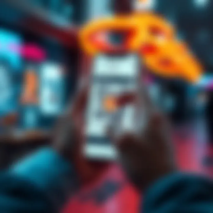 A person scanning a QR code on a smartphone to buy Bitcoin quickly without ID