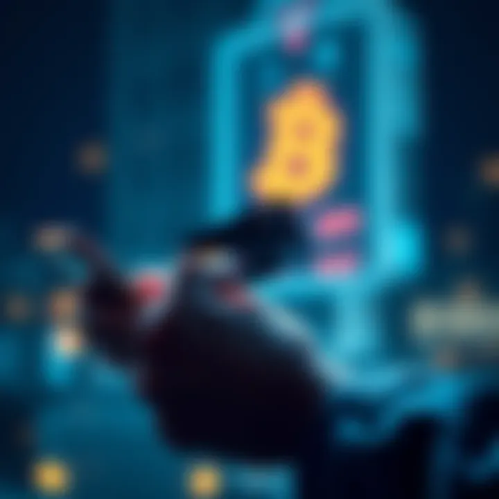 A person using a credit card on their smartphone to buy cryptocurrency without ID checks