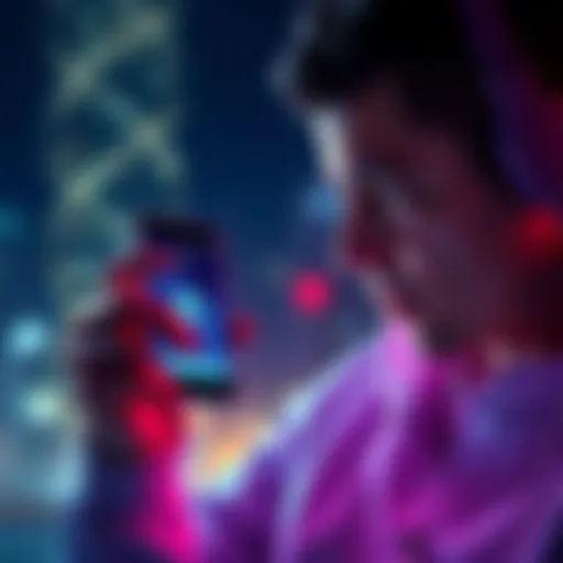 A person reflecting on their decision to stop buying XRP weekly after years of investment, holding a smartphone with a digital currency app open.