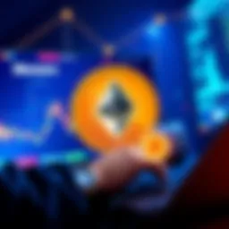 A person using a laptop to buy Monero with Bitcoin or USDC on a user-friendly exchange platform