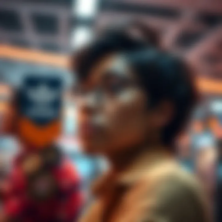 A person considering badge purchases for their plots with a thoughtful expression