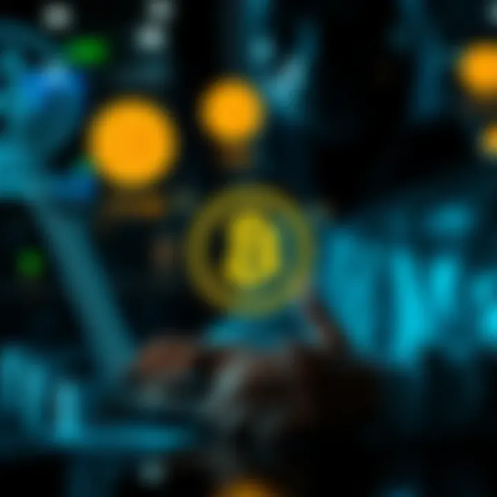 A person using a laptop to purchase Bitcoin on a decentralized platform while ensuring privacy and security.