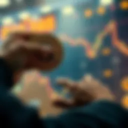 Buying Bitcoin Below Market Price A person placing a limit order to buy Bitcoin at a price lower than the current market rate.