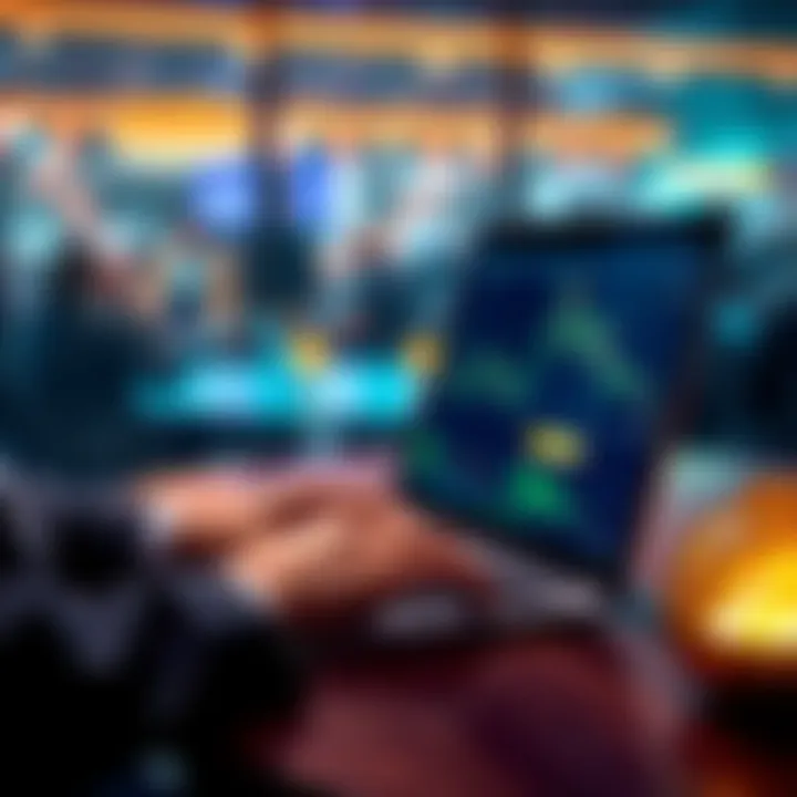 A person using a laptop to trade Monero on an instant exchange without KYC.