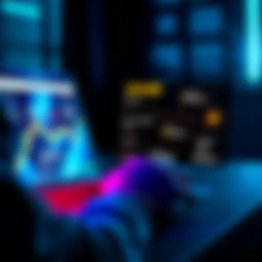 A person using a laptop to explore different platforms for buying XMR cryptocurrency, highlighting privacy and decentralization options.