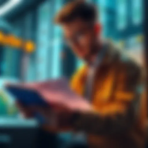 A person reviewing financial documents and considering a deposit to Bybit exchange