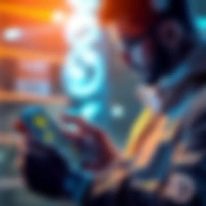 A person using the Bybit Web3 wallet on a smartphone, showing on-chain transaction features and a user-friendly interface.
