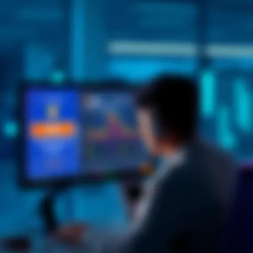 Person looking at a computer screen showing withdrawal restrictions on Bybit due to flagged deposits.