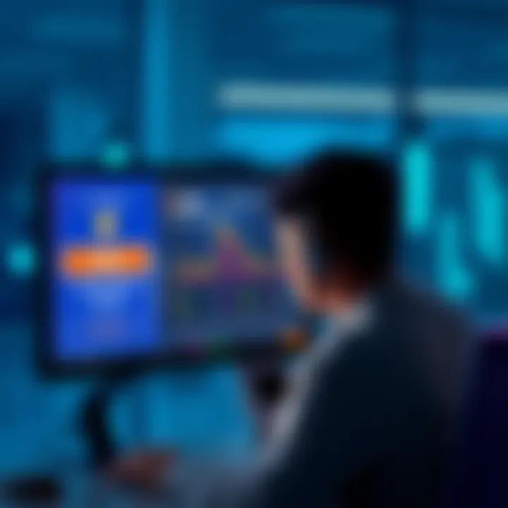 Person looking at a computer screen showing withdrawal restrictions on Bybit due to flagged deposits.