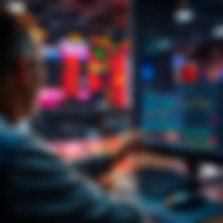 A trader viewing market data on BYDFi integrated with TradingView, highlighting charts and tools but showing the exchange interface for executing trades.