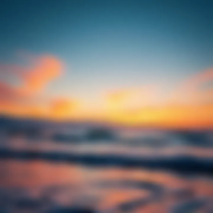 Calm Conversations A serene setting symbolizing calm discussions; a peaceful landscape with soft colors and gentle waves.