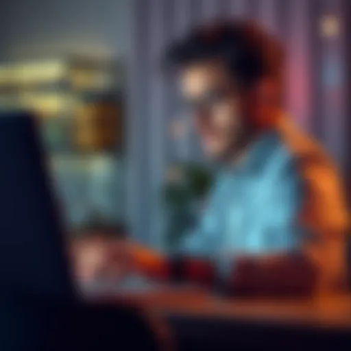 A person reviewing cryptocurrency funds on a laptop while contemplating moving them from Coinbase to a cold wallet for better security.