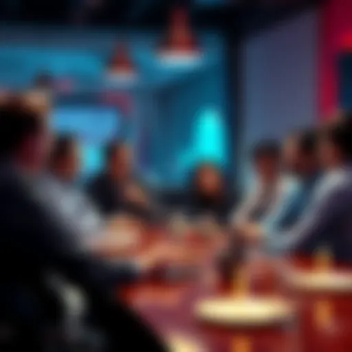 A group of Canadians gathered around a table sharing their thoughts on cryptocurrency, highlighting issues like trust and volatility.