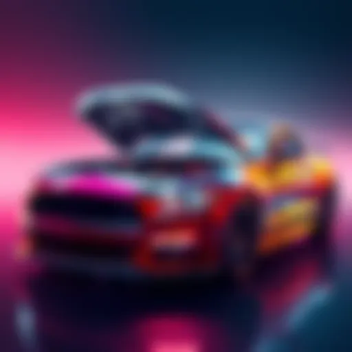 A shiny car with an open hood showing no engine inside, symbolizing risk in crypto presales.