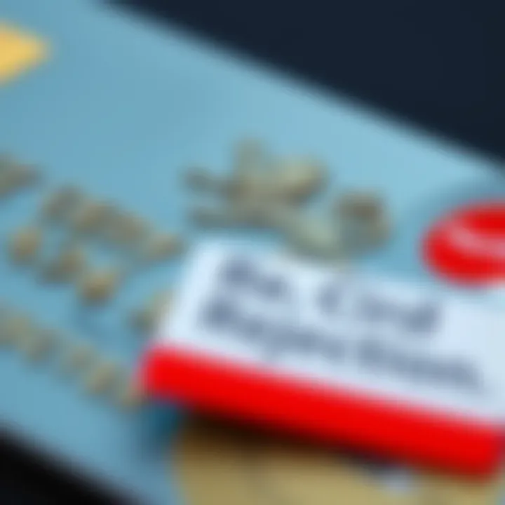 Card with lion emblem being rejected A close-up of a credit card showing a lion emblem, with a notice of rejection beside it, symbolizing confusion over card issues.