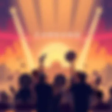 Illustration of Cardano supporters voting on network decisions and treasury funds, with ADA coins visible to represent the community's involvement in governance.