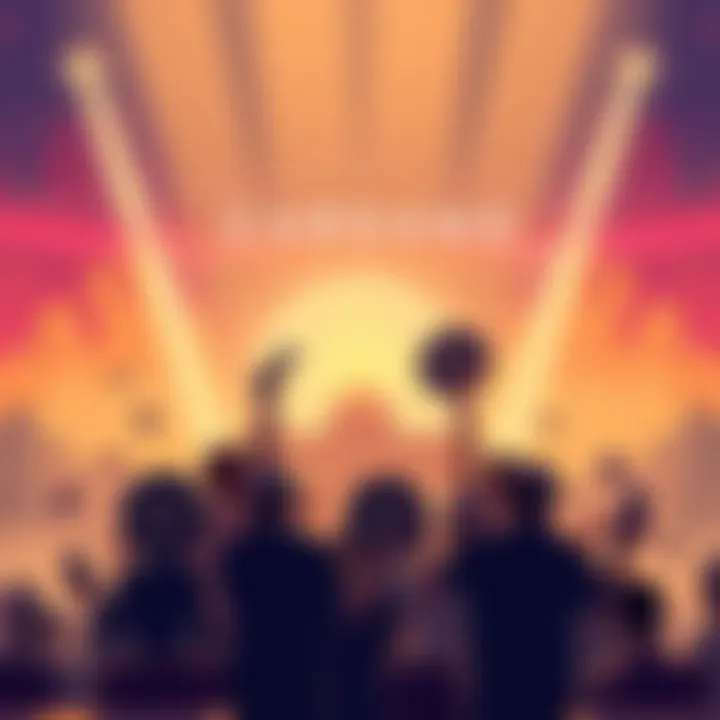 Illustration of Cardano supporters voting on network decisions and treasury funds, with ADA coins visible to represent the community's involvement in governance.