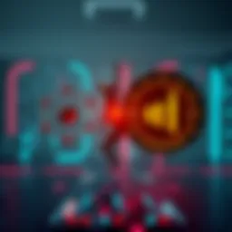 A side-by-side comparison of Cardano and Internet Computer logos, representing the rivalry in the blockchain space, set against a minimalistic tech background.