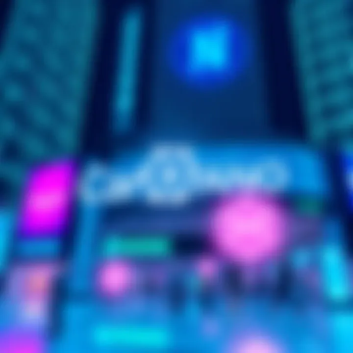 Illustration showing Cardano logo with LayerZero integration and Leios testnet symbols, along with NASDAQ logo in the background