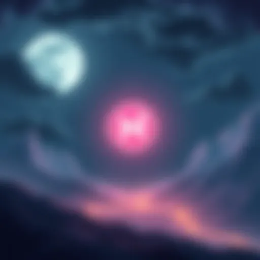 Cardano's NIGHT Token Launch A digital illustration of a moonlit landscape with a glowing token symbolizing Cardano's new NIGHT token launch.