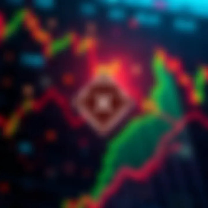 Cardano ADA Overview A graphic showing Cardano logo with a background of digital currency symbols and a chart trend